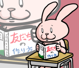 Lonely rabbit -Bocci dedicated sticker- sticker #6988716