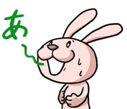 Lonely rabbit -Bocci dedicated sticker- sticker #6988718