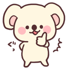 Baby koala sticker #6989057