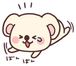 Baby koala sticker #6989065