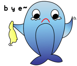 Whales and their friends sticker #6989294