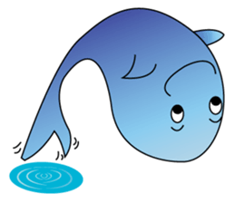 Whales and their friends sticker #6989297