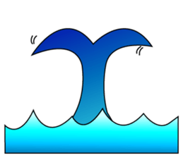 Whales and their friends sticker #6989303