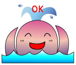 Whales and their friends sticker #6989304