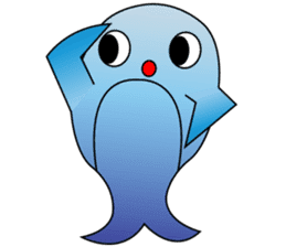 Whales and their friends sticker #6989305