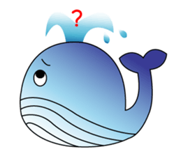 Whales and their friends sticker #6989309