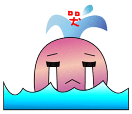 Whales and their friends sticker #6989317