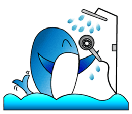 Whales and their friends sticker #6989318