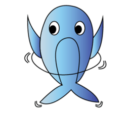 Whales and their friends sticker #6989322