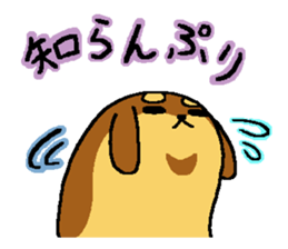 Dog such as the chestnut-jam bun sticker #6989388