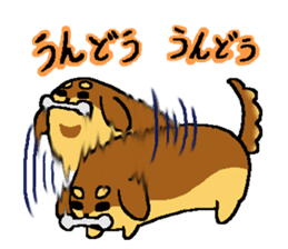 Dog such as the chestnut-jam bun sticker #6989401