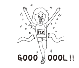 Running Walking Jogging sticker #6990487