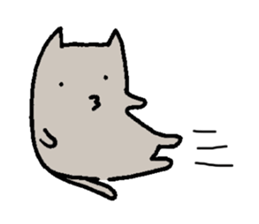 A depressed cat2 sticker #6990919