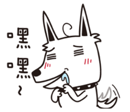 Rabbit Queen & Wolf sticker #6991092