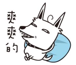 Rabbit Queen & Wolf sticker #6991100