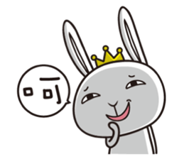 Rabbit Queen & Wolf sticker #6991106