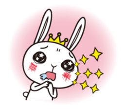 Rabbit Queen & Wolf sticker #6991116