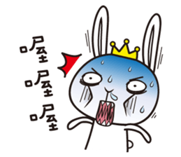 Rabbit Queen & Wolf sticker #6991121