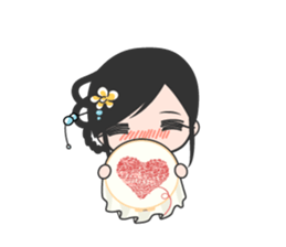 Purple&9th little miss sticker #6991281