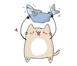 Pillow Neko sticker #6991328