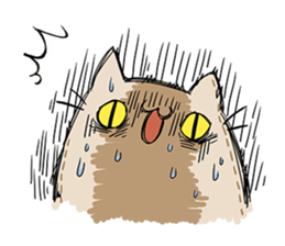 Pillow Neko sticker #6991333