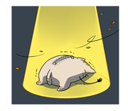 Pillow Neko sticker #6991341