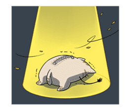 Pillow Neko sticker #6991341