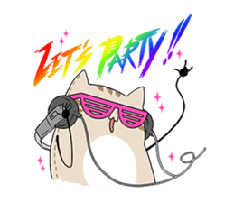 Pillow Neko sticker #6991347