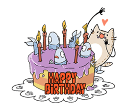 Pillow Neko sticker #6991355