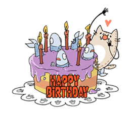 Pillow Neko sticker #6991355