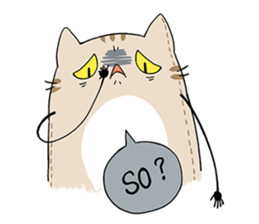 Pillow Neko sticker #6991363