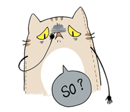 Pillow Neko sticker #6991363