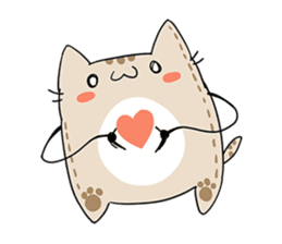 Pillow Neko sticker #6991365