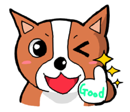kawaii! corgi and chihuahua sticker #6991498