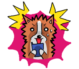 kawaii! corgi and chihuahua sticker #6991500