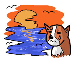 kawaii! corgi and chihuahua sticker #6991505