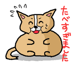 kawaii! corgi and chihuahua sticker #6991517