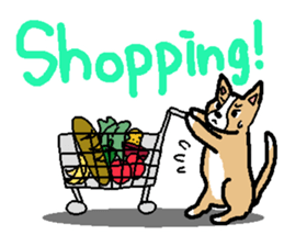 kawaii! corgi and chihuahua sticker #6991522
