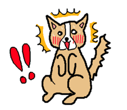 kawaii! corgi and chihuahua sticker #6991524