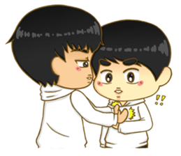 Little Ddyo and friends sticker #6991588