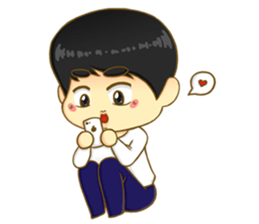 Little Ddyo and friends sticker #6991598