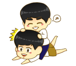 Little Ddyo and friends sticker #6991600