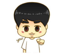 Little Ddyo and friends sticker #6991604