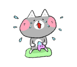 chu chu kitty sticker #6991849