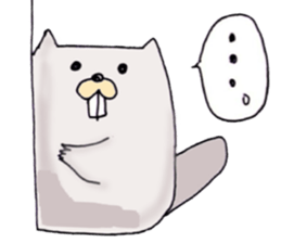 Lazy Sea otter (Try to lose weight) sticker #6992475