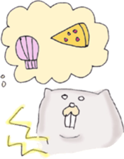 Lazy Sea otter (Try to lose weight) sticker #6992487