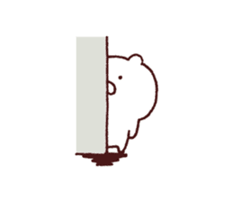 Kagoshima dialect polar bear sticker #6993178