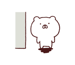 Kagoshima dialect polar bear sticker #6993179