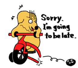 Fan second version of the retriever sticker #6993495