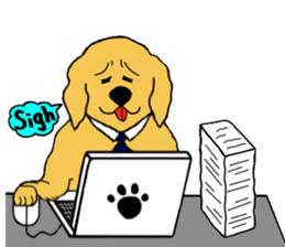 Fan second version of the retriever sticker #6993497